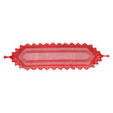 Camino de Mesa Navideño, Diseño Carpeta, Color Rojo