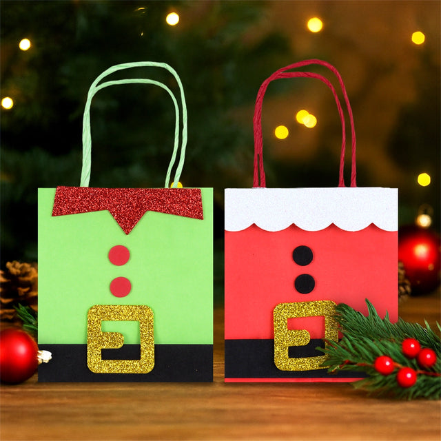 Bolsa de Regalo Navideña, Santa Claus, 2 pzas