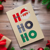 Caja de Regalo Navideña, HO HO HO, Santa
