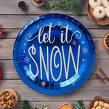 Platos de Cartón, Let it Snow, 10 pzas