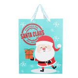 Bolsa de Regalo Navideña, Santa Claus, Color Verde