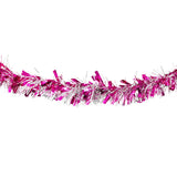 Guirnalda Navideña, Color Rosa, Tinsel