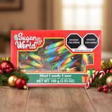 Mini Bastones de Dulce de Colores, 100 gr