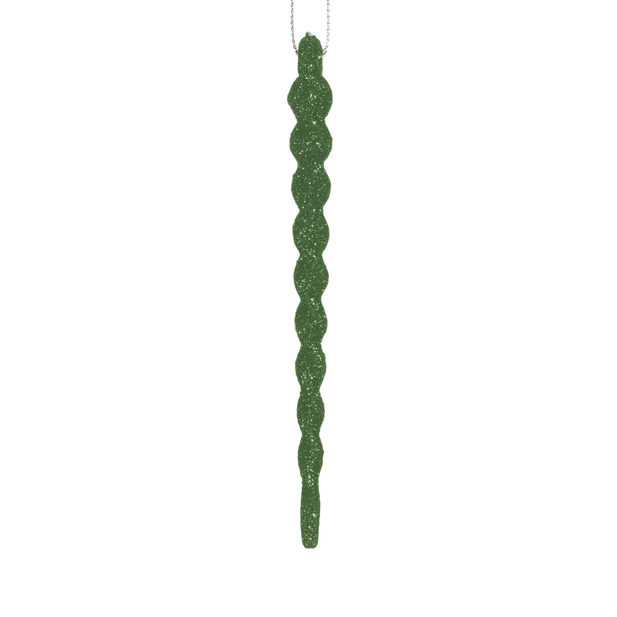 Ornamentos Navideños en Forma de Espiral, 8 pzas, Color Verde