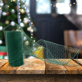 Listón Mesh Navideño, Color Verde