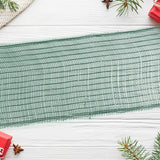 Listón Mesh Navideño, Color Verde