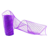 Listón Navideño Mesh, Color Morado