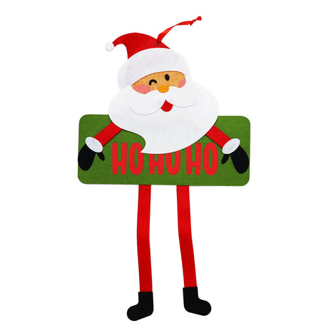 Decoración de Puerta, Fieltro, Santa Claus