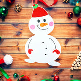 Decoración Navideña de Papel, Snowman