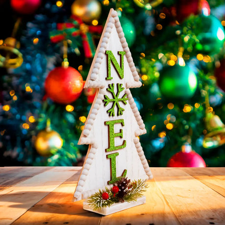 Ãrbol NavideÃ±o MDF "Noel", Color Verde
