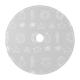 Pie de Árbol, Diseño Navideño, Color Gris
