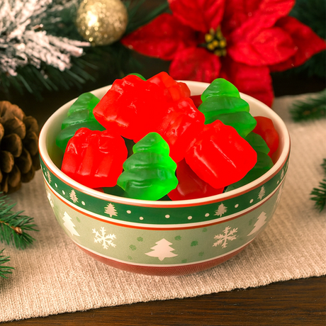 Gomitas NavideÃ±as en Forma de Ãrbol y Regalo, 50 gr
