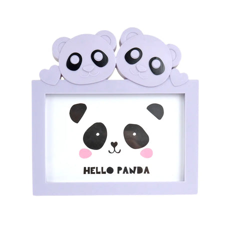 Portarretrato Panda, Color Morado