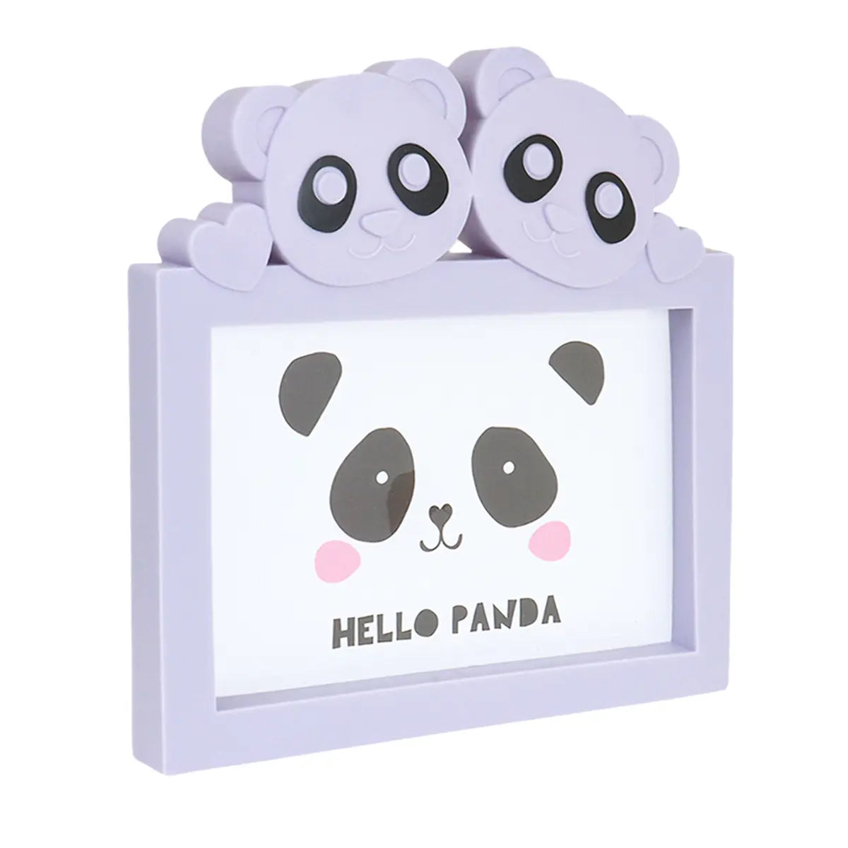 Portarretrato Panda, Color Morado