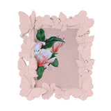 Portarretrato, Diseño Mariposas, Color Rosa