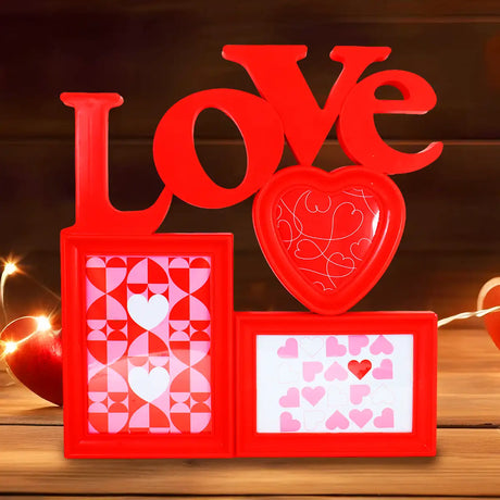 Portarretrato, DiseÃ±o Love, Color Rojo