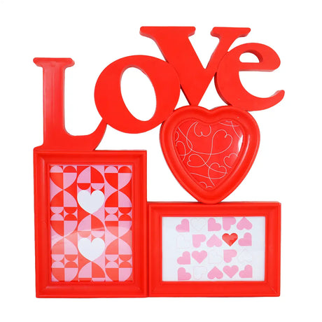 Portarretrato, DiseÃ±o Love, Color Rojo