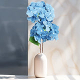Hortensia, 2 Flores Artificiales, Color Azul