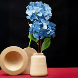 Hortensia, 2 Flores Artificiales, Color Azul