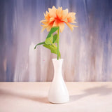 Dalia, Flor Artificial, Color Naranja