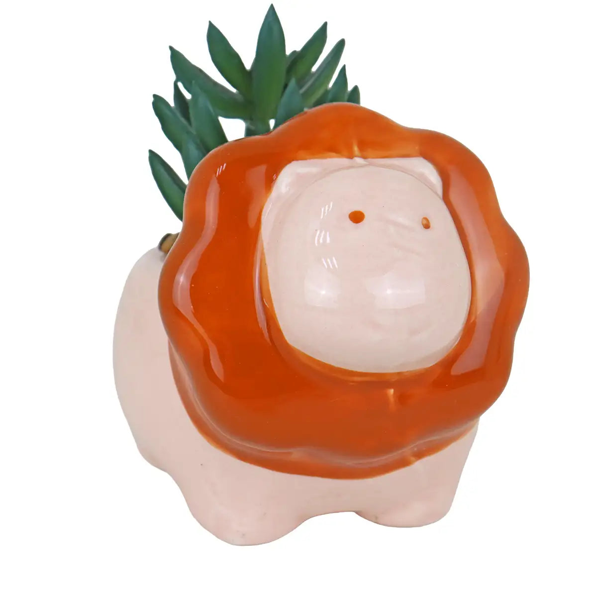 Maceta con Planta Artificial, Diseño León