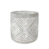 Maceta, Diseño Patrón, Color Gris