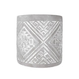 Maceta, Diseño Patrón, Color Gris