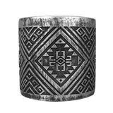 Maceta, Diseño Patrón, Color Plata