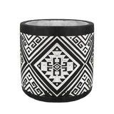 Maceta, Diseño Patrón, Color Negro