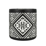 Maceta, Diseño Patrón, Color Negro