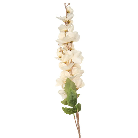 Gardenia, 8 Flores Artificiales, Color Crema