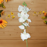 Ramo de Orquídea Artificial, Color Blanco