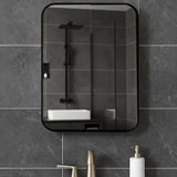 Espejo Rectangular, Color Negro