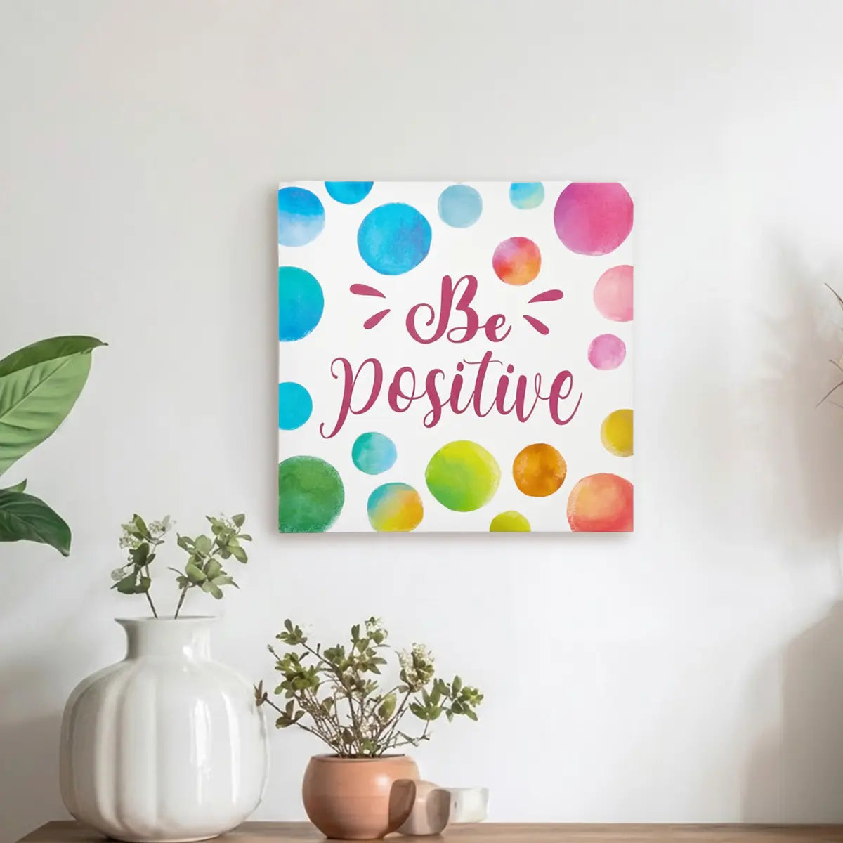 Be Positive, Canvas Decorativo