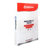 Mascarilla Facial, MidCare, 4 pzas
