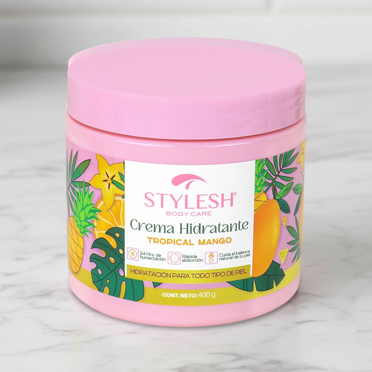 Crema Hidratante, Tropical Mango, 400 gr