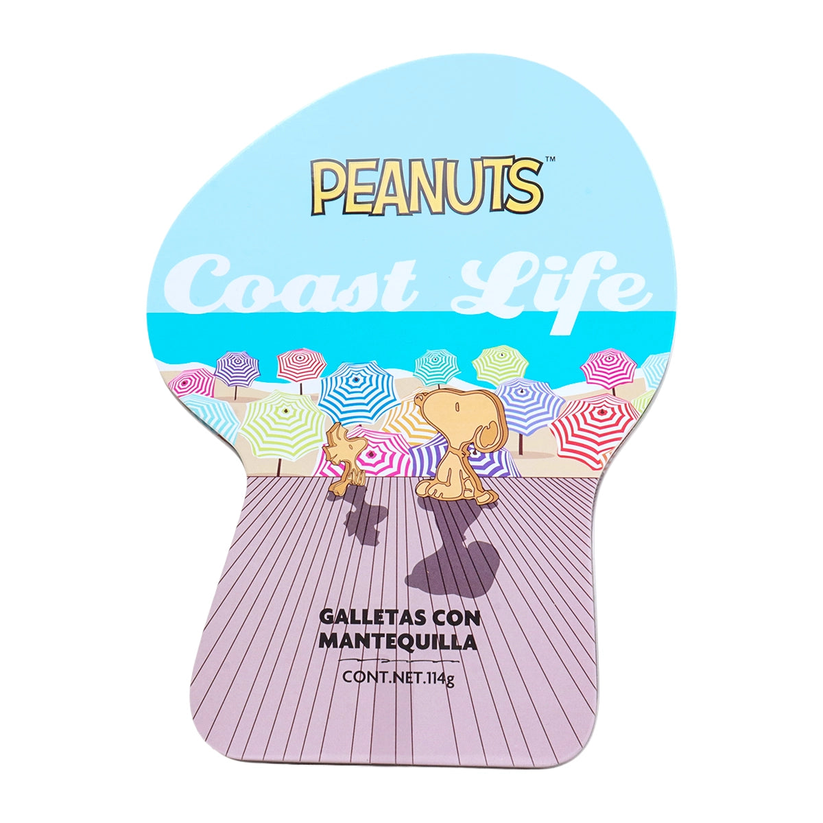 Galletas de Mantequilla, Coast Life, Peanuts, 114 gr