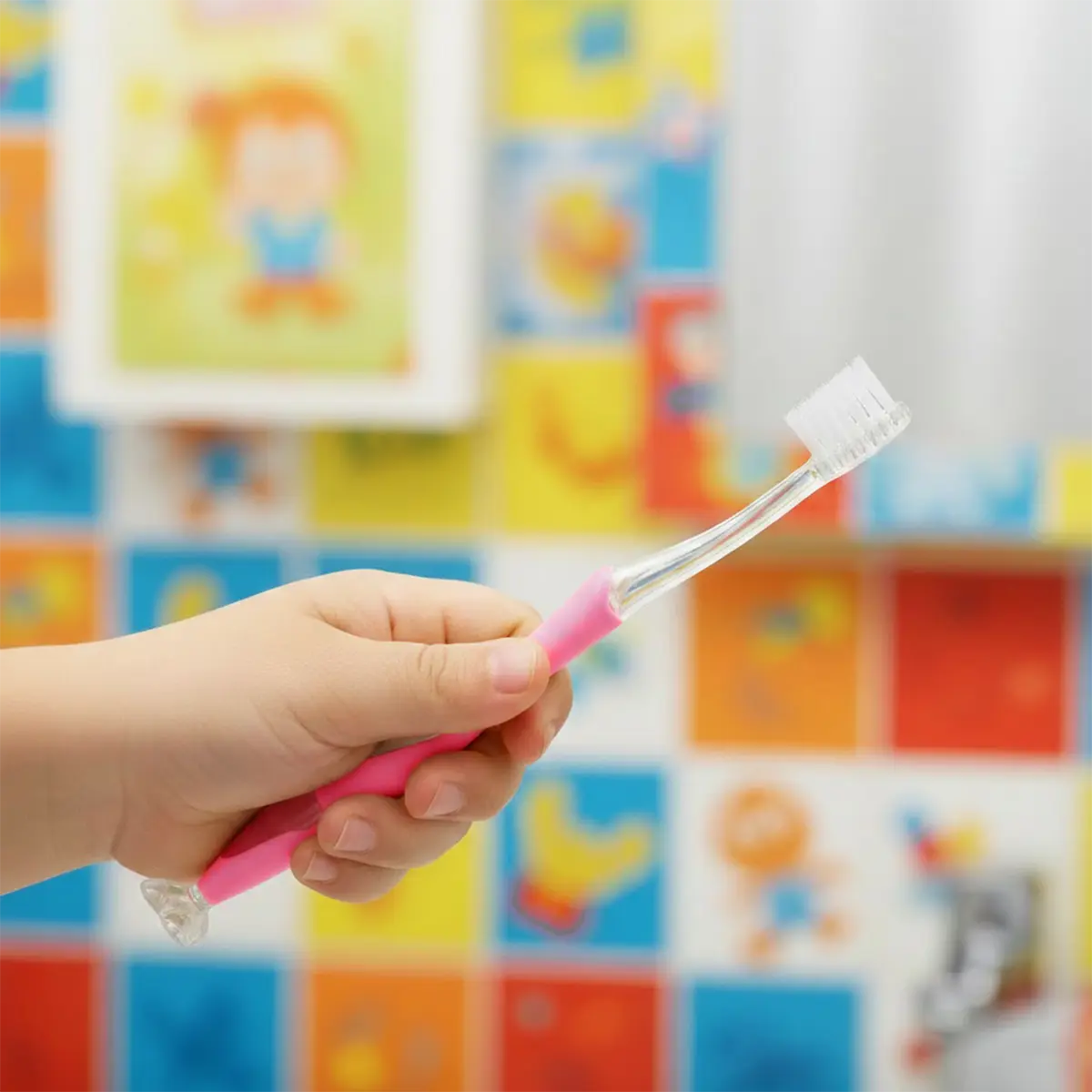 Cepillo Dental Infantil con Coche de Juguete, Cool Dent, Color Amarillo