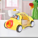 Cepillo Dental Infantil con Coche de Juguete, Cool Dent, Color Amarillo