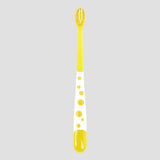 Cepillo de Dientes Infantil con Porta Cepillo, Color Amarillo