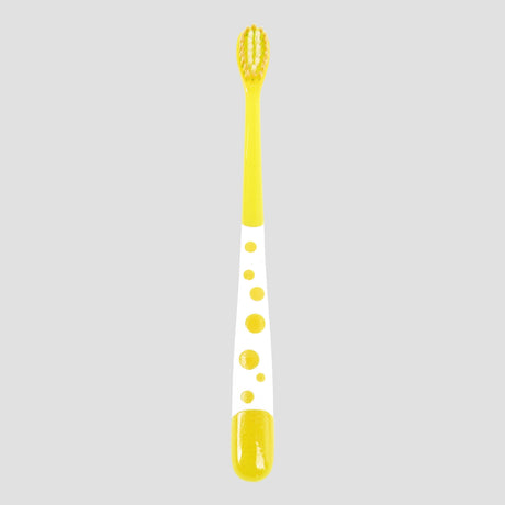 Cepillo de Dientes Infantil con Porta Cepillo, Color Amarillo