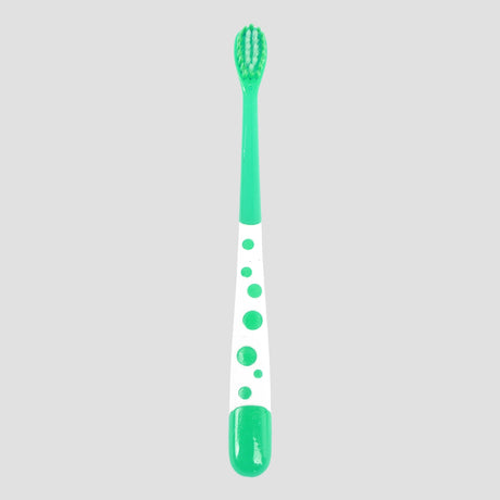 Cepillo de Dientes Infantil con Porta Cepillo, Color Verde