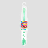 Cepillo de Dientes Infantil con Porta Cepillo, Color Verde