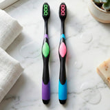 Cepillo Dental, Color Rosa y Verde, 2 pzas