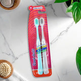 Cepillo Dental, 2 pzas, Color Gris y Azul