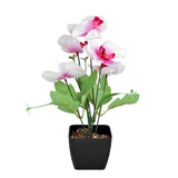 Orquídea Mariposa Artificial con Maceta, Colores