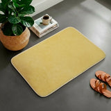 Tapete, Color Amarillo, Rectangular
