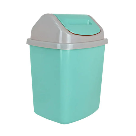 Bote de Basura con Tapa Balancín, Color Aqua