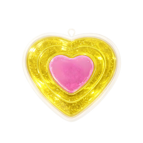 Slime, Corazón, Color Amarillo, 230 gr