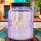Frasco con Tapa, Color Morado, 620 ml